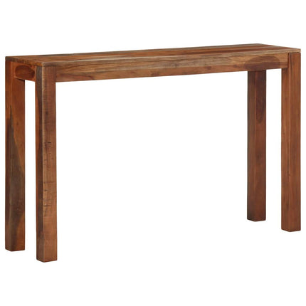 konsolbord 120x30x76 cm massivt akacietræ