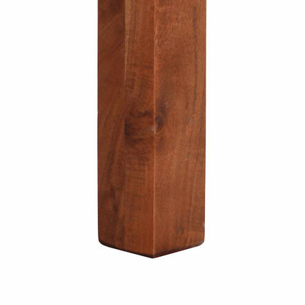 konsolbord 120x30x76 cm massivt akacietræ