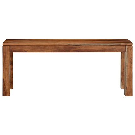 bænk 110 cm massivt akacietræ