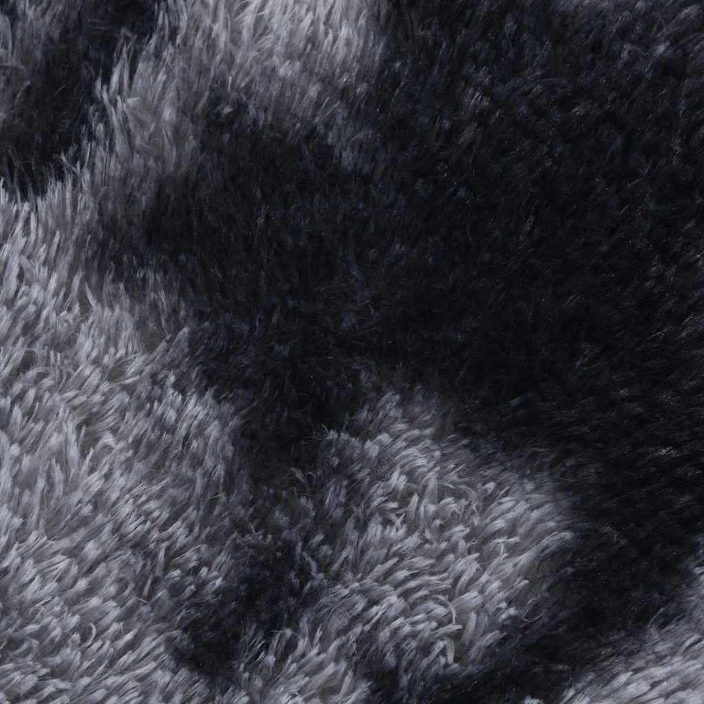 shaggy gulvtæppe NAVARRA 60x100 cm høje luv polyester mørkegrå