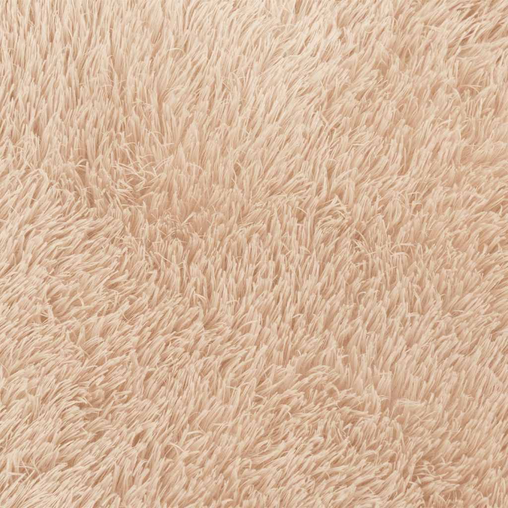 shaggy gulvtæppe NAVARRA 130x200 cm høje luv polyester beige
