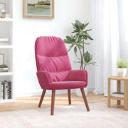 lænestol fløjl vinrød