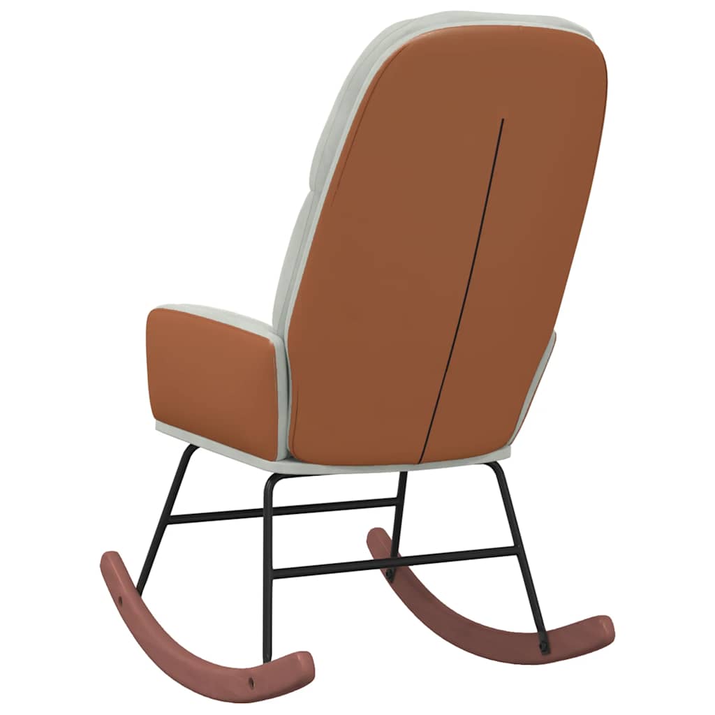 gyngestol fløjl lysegrå