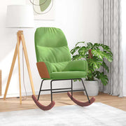 gyngestol fløjl lysegrøn