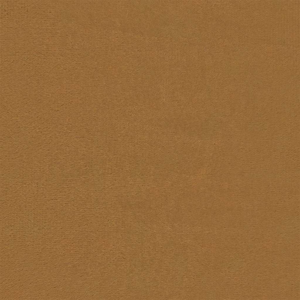 gyngestol fløjl brun