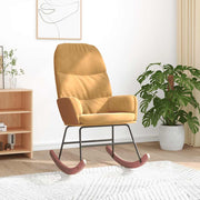 gyngestol fløjl brun