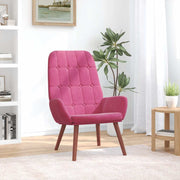 lænestol fløjl vinrød