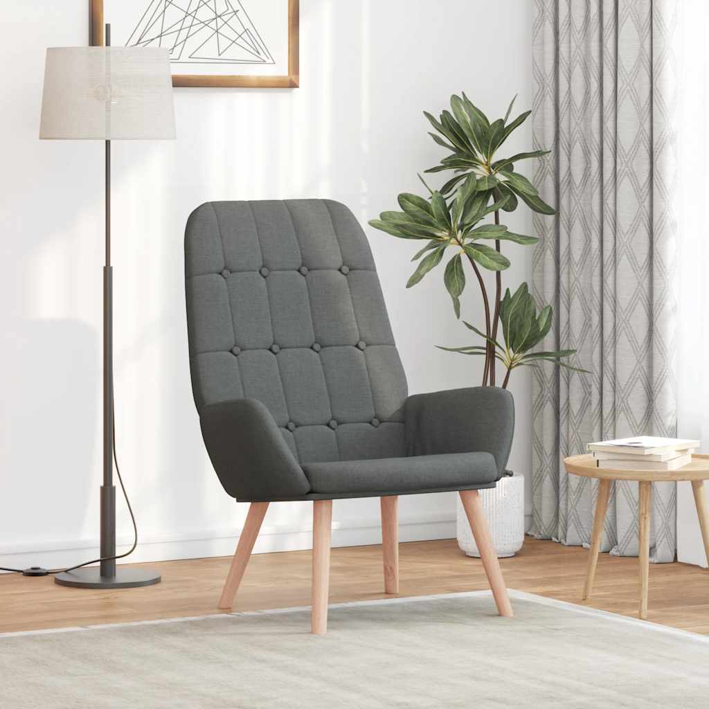 lænestol stof mørkegrå