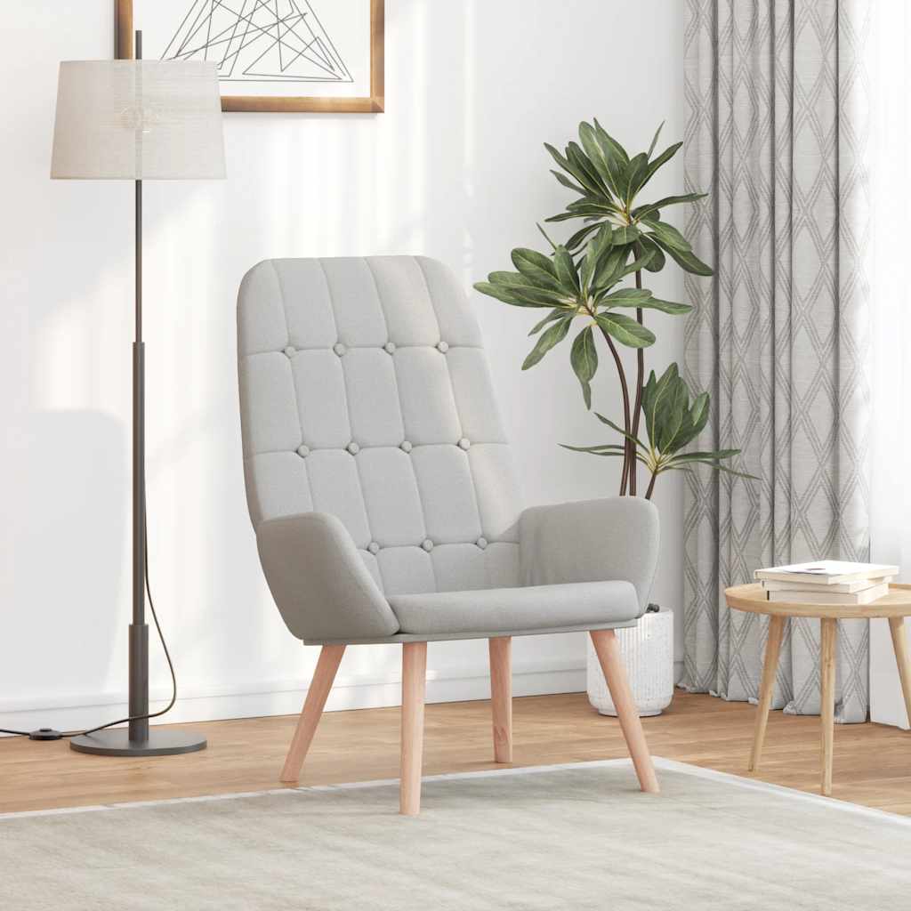 lænestol stof skygrå