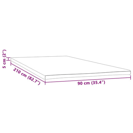 topmadras 90x210x5 cm