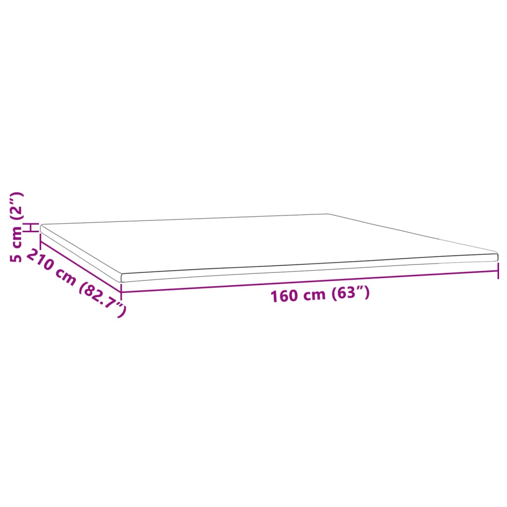 topmadras 160x210x5 cm