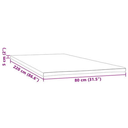 topmadras 80x220x5 cm