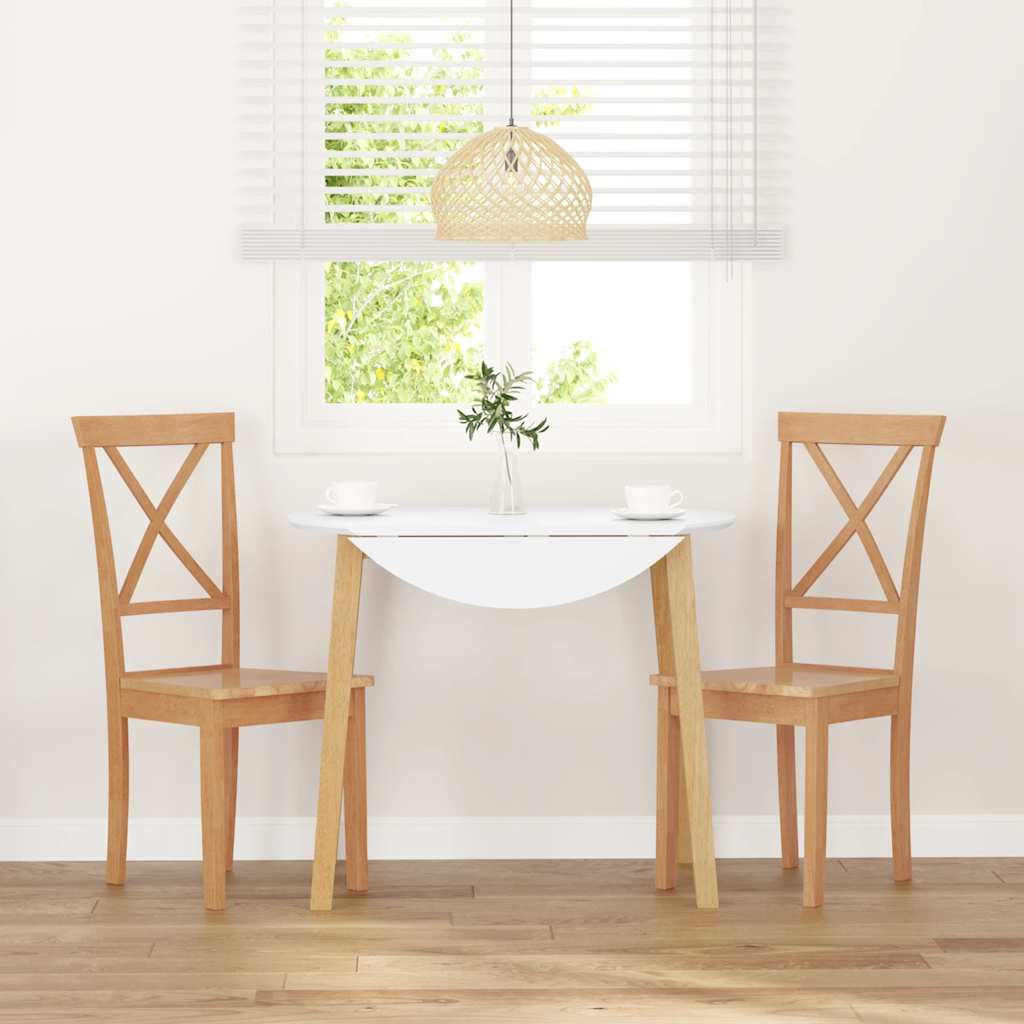 spisebordsstole 2 stk. massivt gummitræ