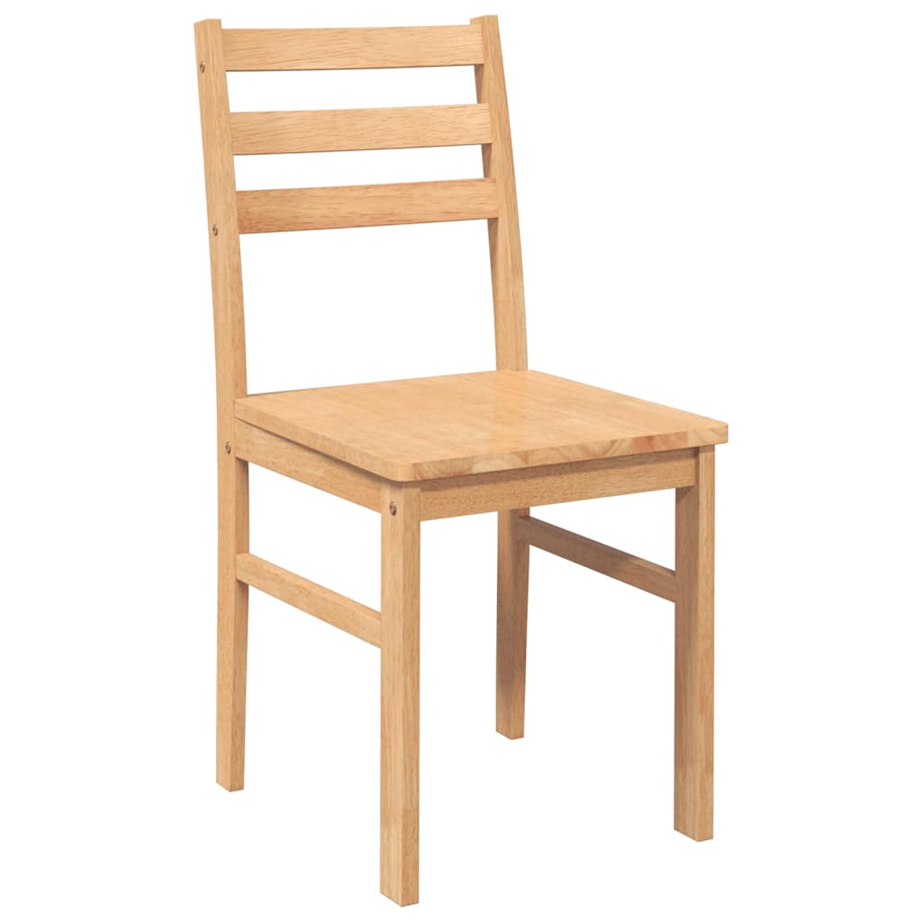 spisebordsstole 2 stk. massivt gummitræ