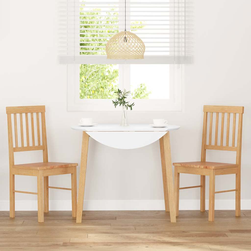 spisebordsstole 2 stk. massivt gummitræ