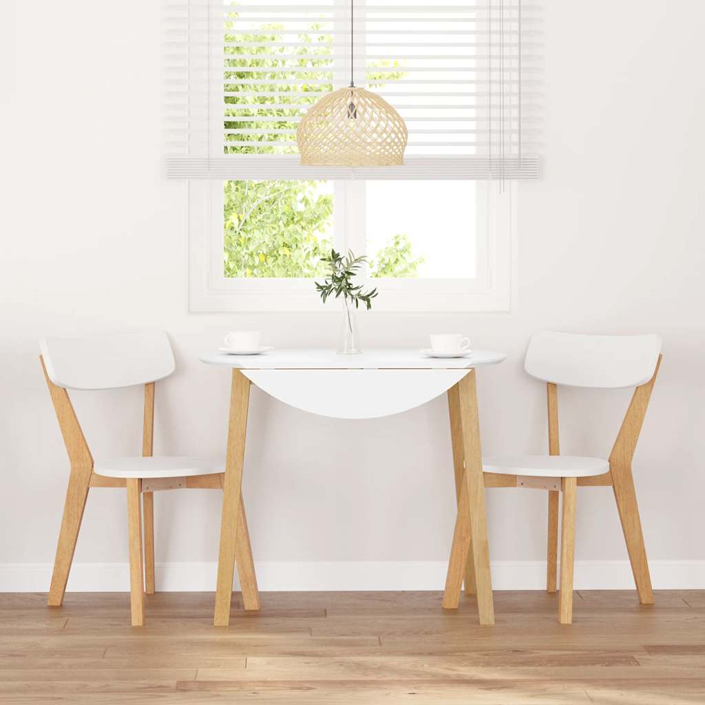 spisebordsstole 2 stk. massivt gummitræ