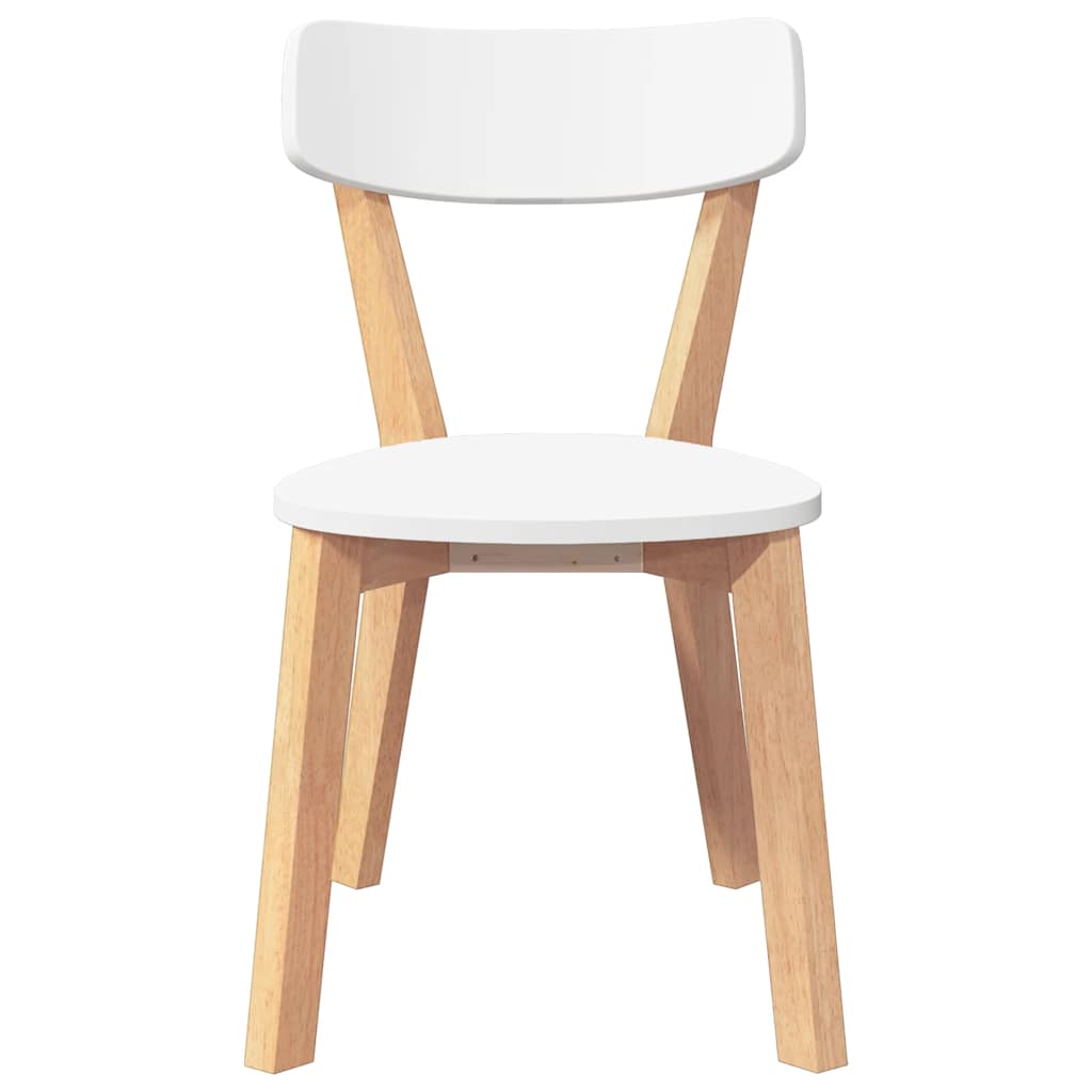 spisebordsstole 2 stk. massivt gummitræ