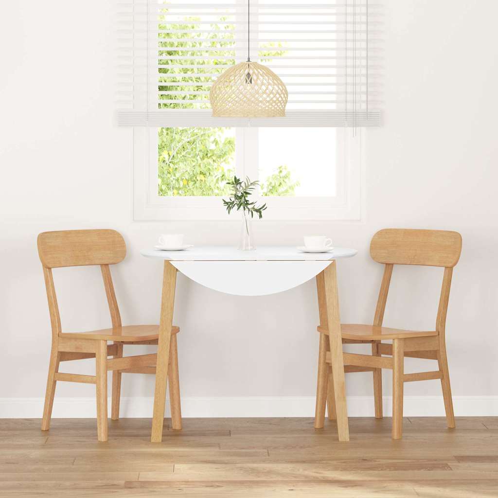 spisebordsstole 2 stk. massivt gummitræ