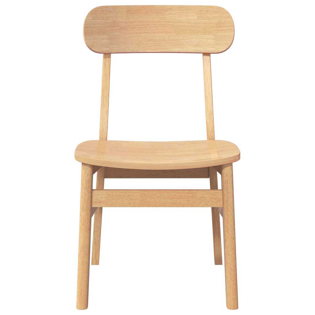 spisebordsstole 2 stk. massivt gummitræ