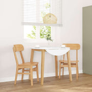 spisebordsstole 2 stk. massivt gummitræ