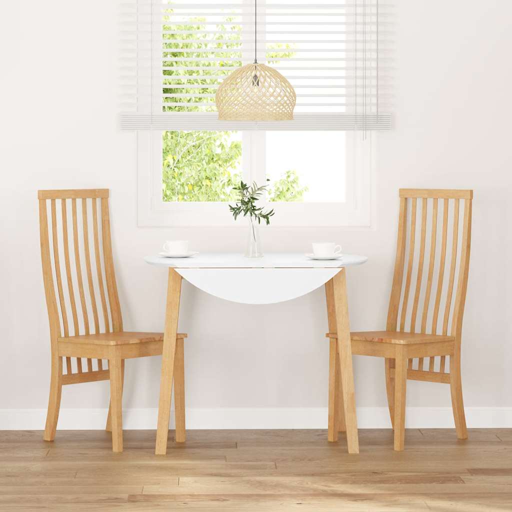 spisebordsstole 2 stk. massivt gummitræ