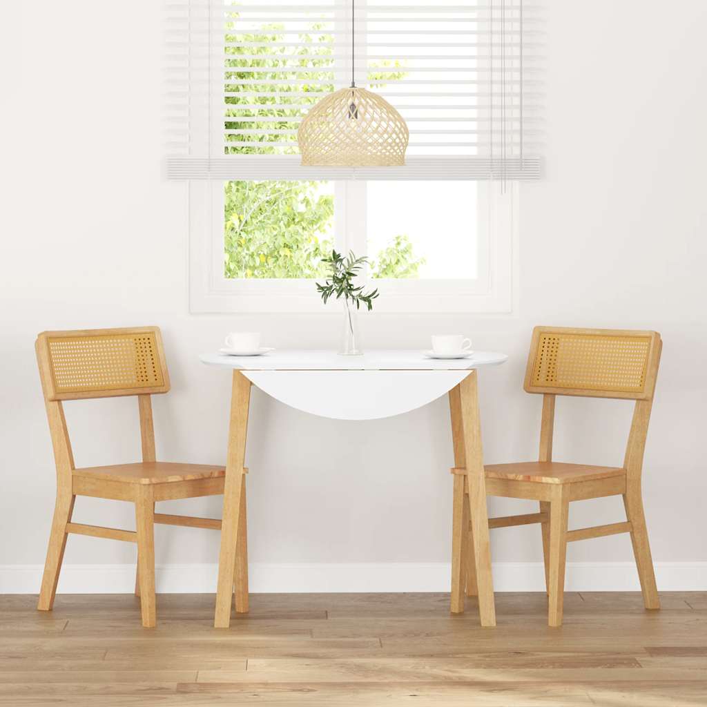 spisebordsstole 2 stk. massivt gummitræ