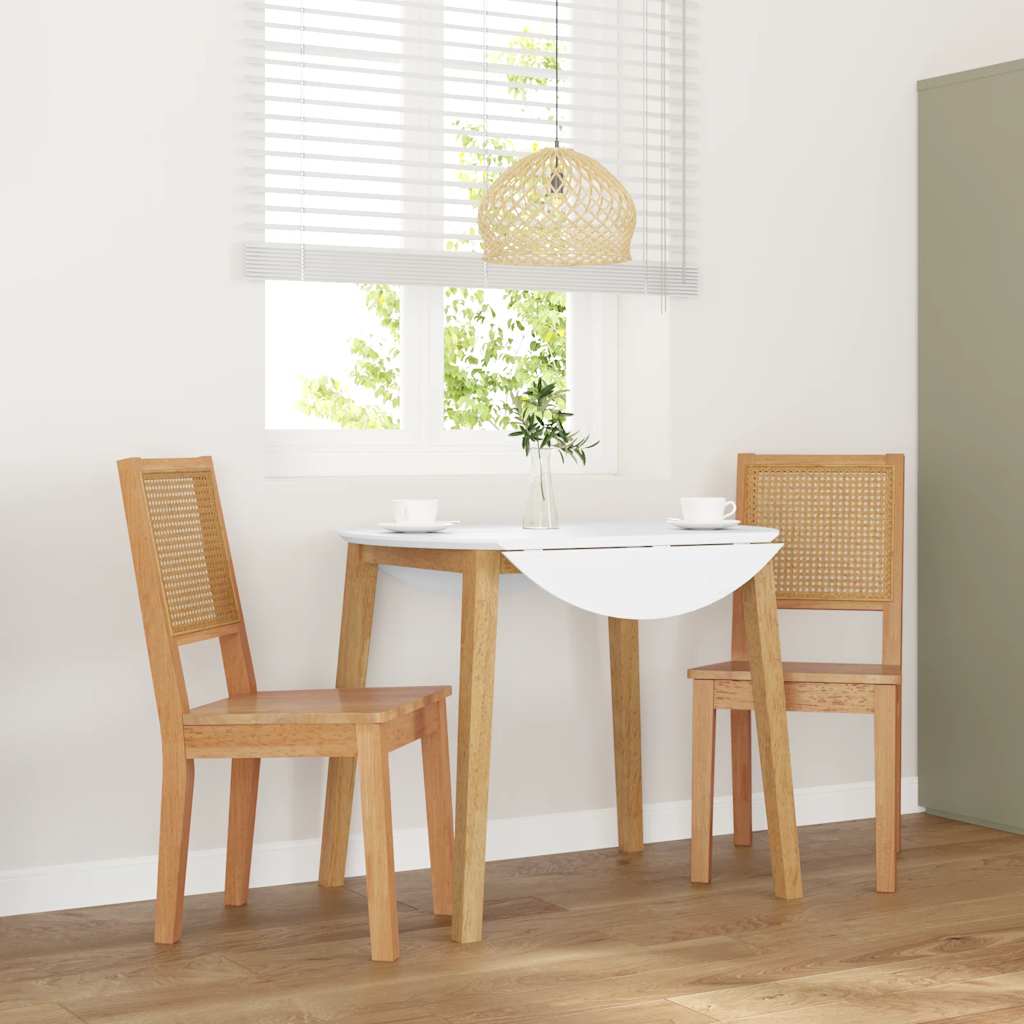 spisebordsstole 2 stk. massivt gummitræ