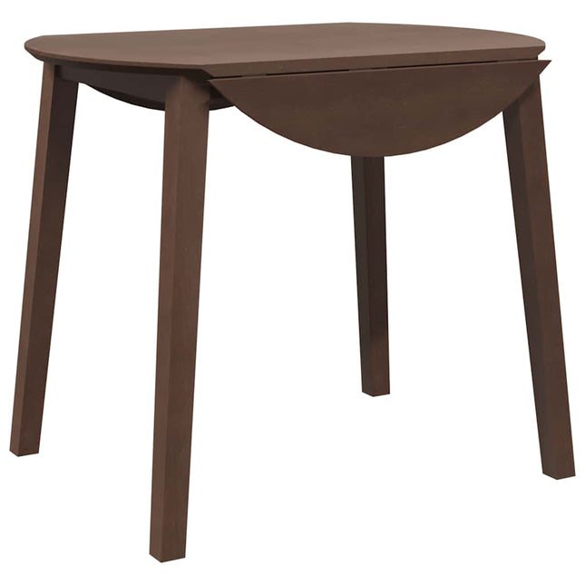 spisebord massivt gummitræ brun