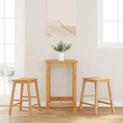 barstole 2 stk. massivt gummitræ