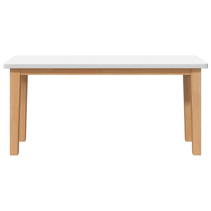 bænk 90 cm massivt gummitræ