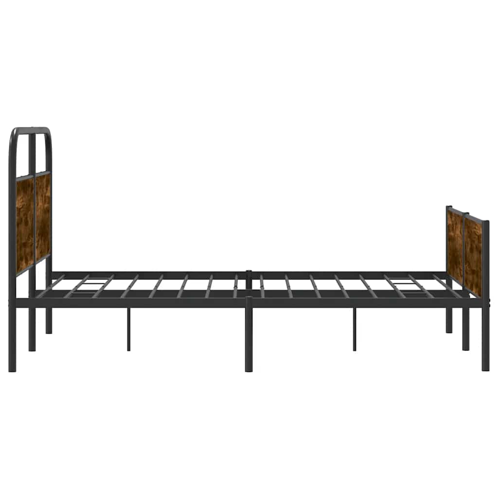 sengeramme 140x190 cm uden madras konstrueret træ sonoma-eg