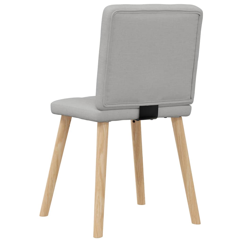 spisebordsstole 4 stk. stof sky grå