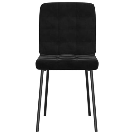spisebordsstole 4 stk. velour sort