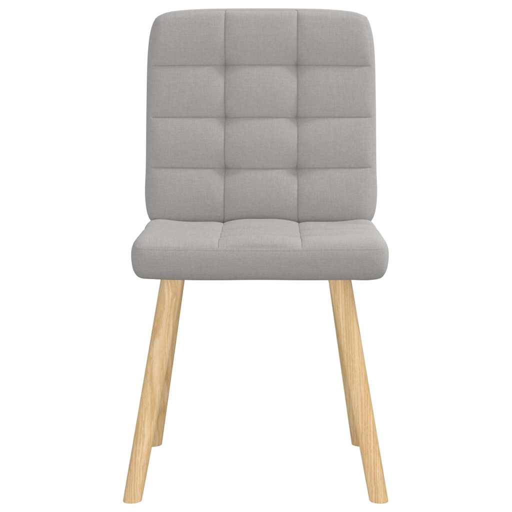 spisebordsstole 4 stk. stof sky grå