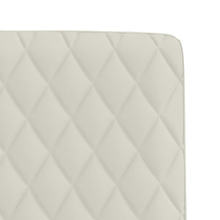 spisebordsstole 4 stk. velour cremefarvet