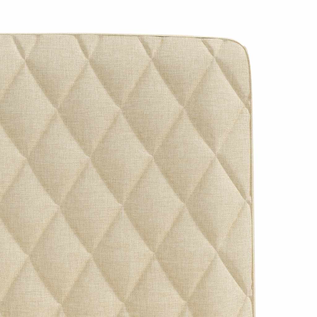 spisebordsstole 4 stk. stof cremefarvet