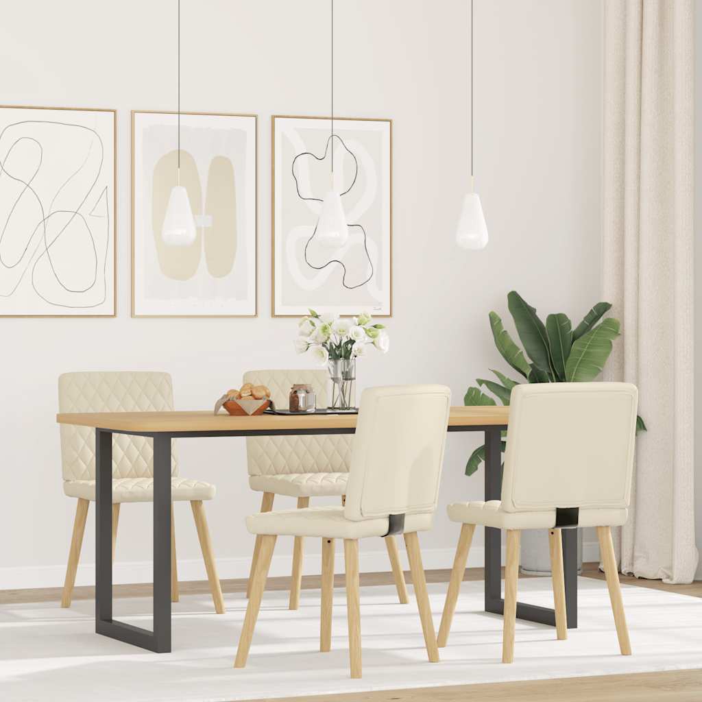 spisebordsstole 4 stk. linned