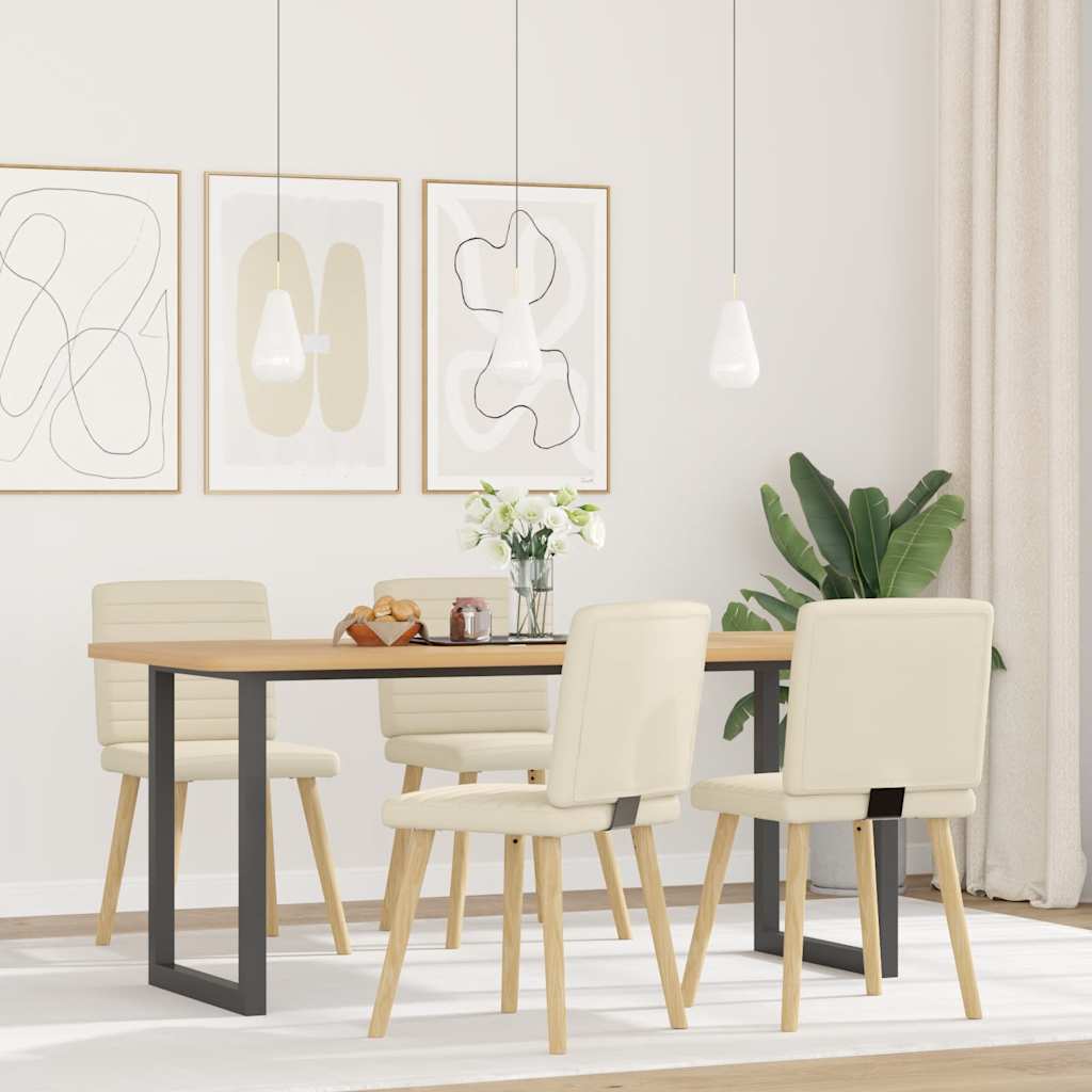 spisebordsstole 4 stk. linned