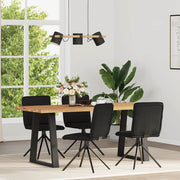 spisebordsstole 4 stk. stof sort