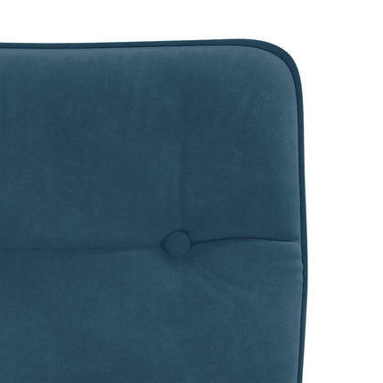 spisebordsstole 4 stk. velour blå