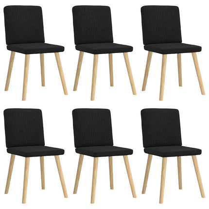 spisebordsstole 6 stk. stof sort