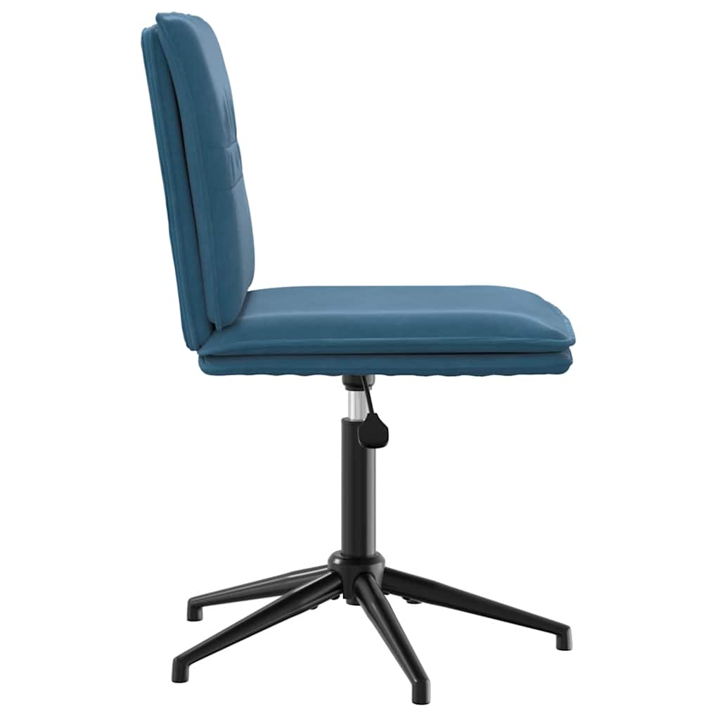 spisebordsstole 4 stk. velour blå