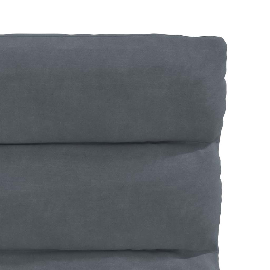 spisebordsstole 6 stk. velour mørkegrå