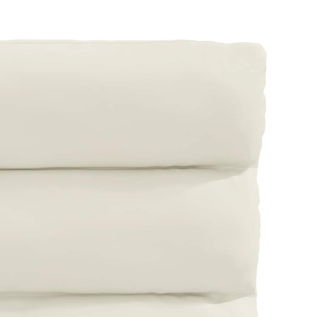 spisebordsstole 6 stk. fløjl cremefarvet