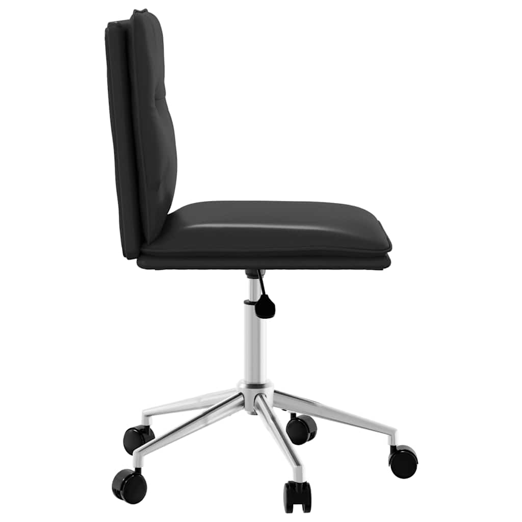 spisebordsstole 4 stk. kunstlæder sort