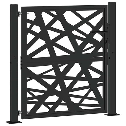 havelåge sort 100x100 cm stållampedesign