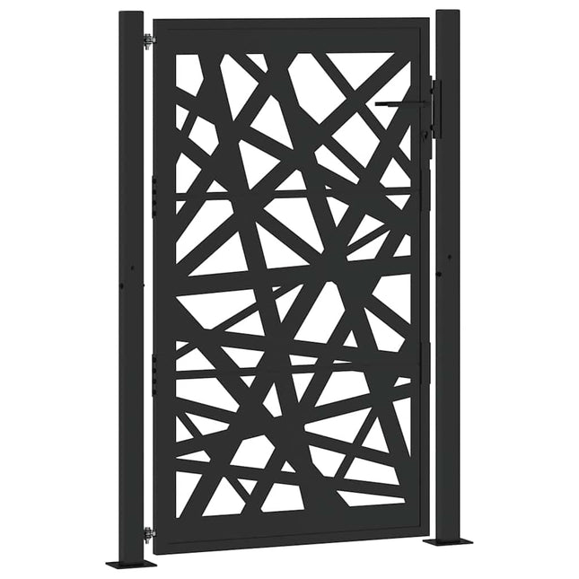 havelåge sort 100x150 cm stållampedesign