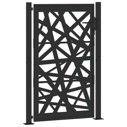 havelåge sort 100x150 cm stållampedesign