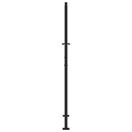 havelåge sort 100x175 cm stållampedesign