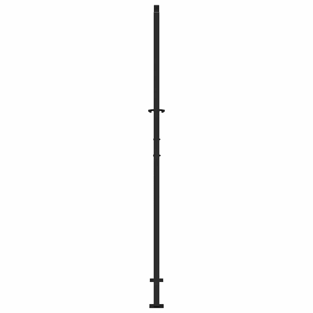 havelåge sort 100x200 cm stållampedesign